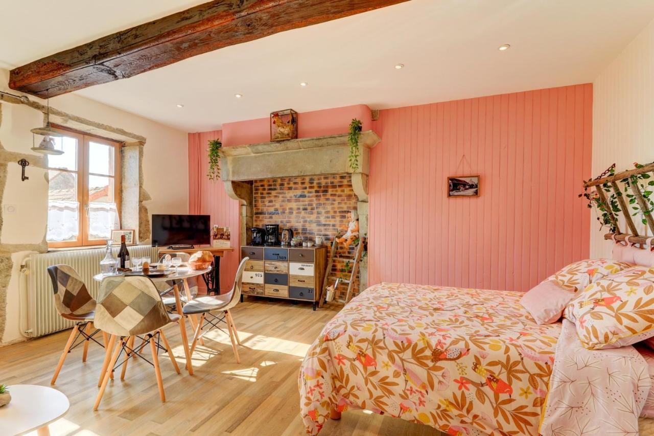 Le Petit Pressoir - Charmant Studio Collonges-en Charollais Exterior photo