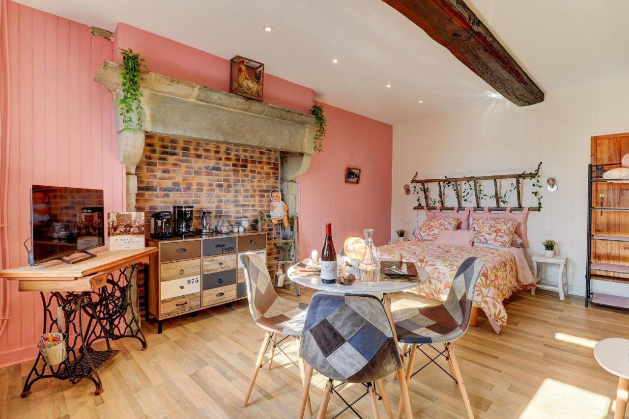 Le Petit Pressoir - Charmant Studio Collonges-en Charollais Exterior photo